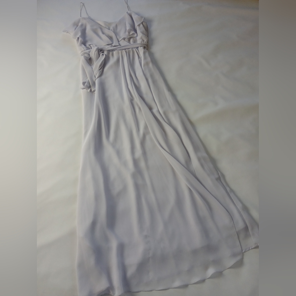 Nouvelle Amsale Drew N319 Formal Bridesmaid Wedding Chiffon Dress